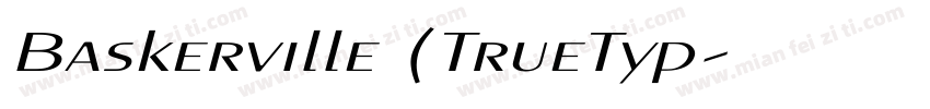 Baskerville (TrueTyp字体转换